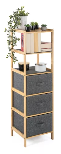 G21 bambusz fiókospolc 5 kosárral