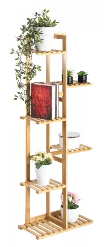 G21 6 szintes növénytartó, bambusz