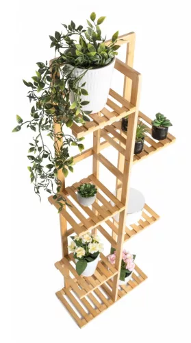 G21 6 szintes növénytartó, bambusz