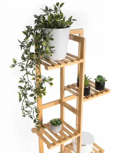 G21 6 szintes növénytartó, bambusz