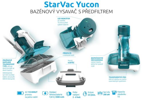 Medence porszívó Marimex StarVac Yucon