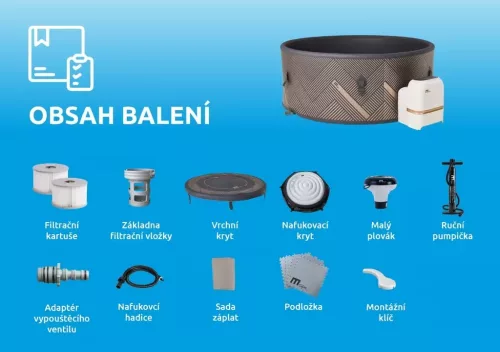 Felfújható pezsgőfürdő Marimex MSPA Mono ECO F-MO082WE