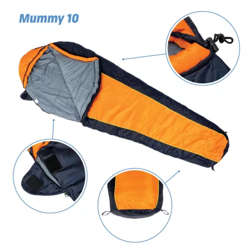 Hálózsák Acra Mummy10 220 x 80/55 cm múmia