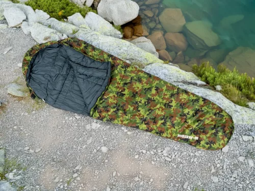 Hálózsák Acra Masker-M terepszínű, múmia