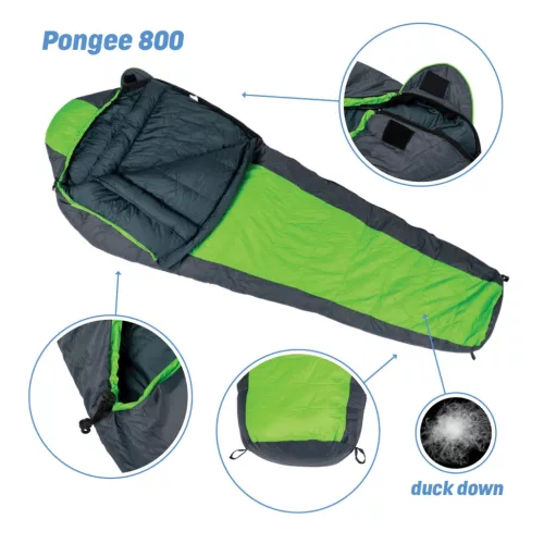 Hálózsák Acra Pongee 800 - 210 cm, kacsa tollal