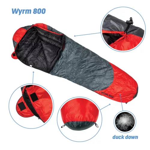 Hálózsák Acra Wyrm 800 - 225 cm, kacsatoll
