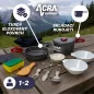 Acra C20 alumínium kempinggarnitúra 1-2 személyes