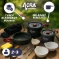 Acra C21 alumínium kempinggarnitúra 2-3 személyes