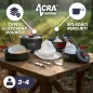 Acra C22 alumínium kempinggarnitúra 3-4 személyes