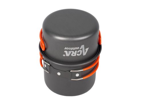 Acra C23 kemping edénykészlet gáztűzhellyel együtt 1-2 fő részére