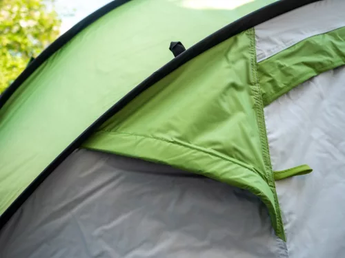 Acra Outdoor ST30 összecsukható sátor 2-3 személyre - zöld sötétítővel