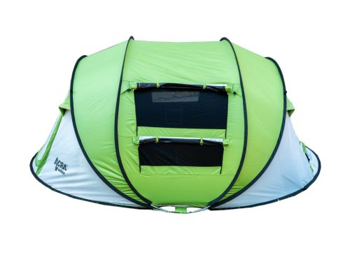 Acra Outdoor ST30 összecsukható sátor 2-3 személyre - zöld sötétítővel
