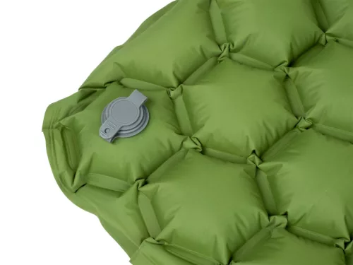Acra L140CL felfújható matrac párnával, zöld, 5 cm