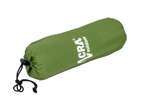 Acra L140CL felfújható matrac párnával, zöld, 5 cm