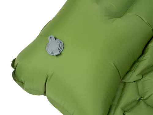 Acra L140CL felfújható matrac párnával, zöld, 5 cm