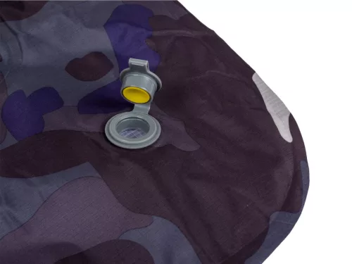 Acra L140M felfújható matrac párnával, szürke-bézs terepmintás, 5 cm