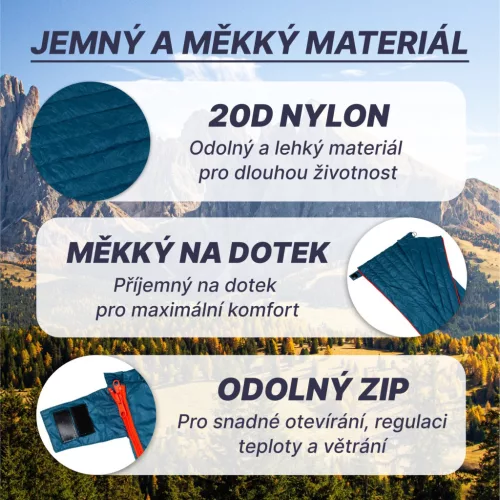 Acra Dekker380 hálózsák, pehely takarós
