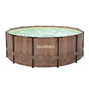   Marimex Florida medence 3,66x0,99 m szkimmerrel – TEAK mintázat