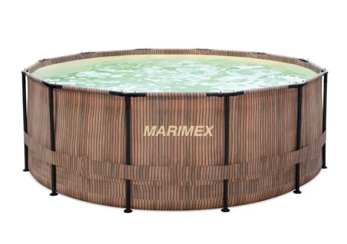 Marimex Florida medence 3,66x0,99 m szkimmerrel – TEAK mintázat