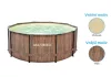 Marimex Florida medence 3,66x0,99 m szkimmerrel – TEAK mintázat