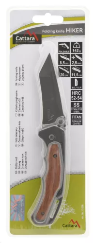Nůž Cattara HIKER biztonsági zárral záródó, 20 cm