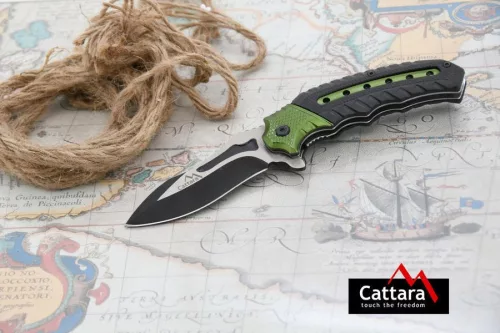 Cattara COBRA kés, becsukható, biztosítékkal, 20 cm
