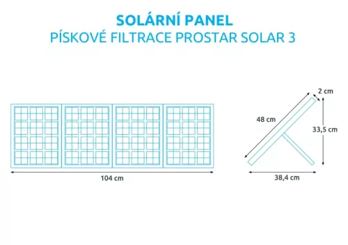 Medenceszűrő Marimex ProStar Solar 3