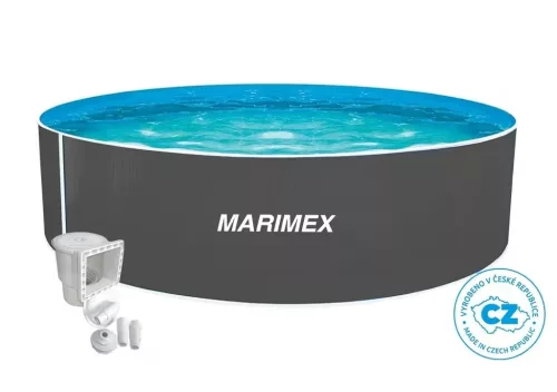 Marimex Orlando medence 4,57x1,07 m - SZÜRKE, medence, fólia, szkimmer