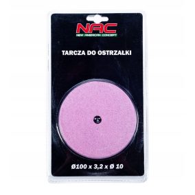 NAC láncélező csiszolótárcsa – 100 × 10 × 3,2 mm