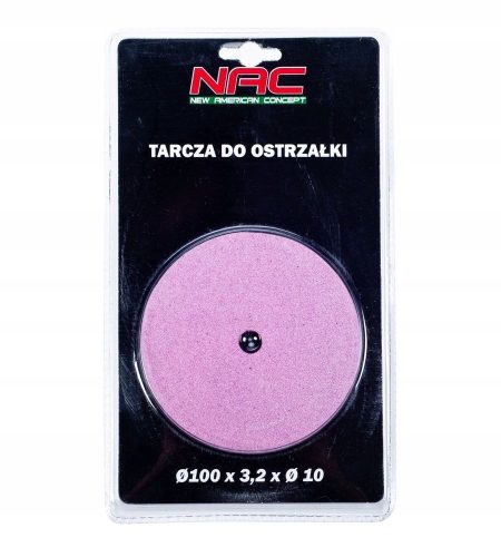 NAC láncélező csiszolótárcsa – 100 × 10 × 3,2 mm