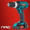 NAC CDB2-LI-20V 2x2Ah akkumulátoros fúrógép