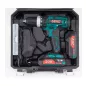   Akkus fúrógép NAC CDB2-40-S-LI-20V 2x2Ah + tartozékok 126 db alkatrész
