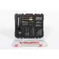   Akkus fúrógép NAC CDB2-40-S-LI-20V 2x2Ah + tartozékok 126 db alkatrész