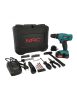 NAC CDB-1-LI-20V-TS akkumulátoros fúrócsavarozó 1x2Ah + 49 darabos tartozékkészlet
