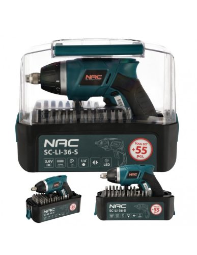 Akkumulátoros csavarozó NAC SC-LI-36-S