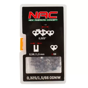 Fűrészlánc NAC, 66láncszem -0.325x1.5 NAX300-hez
