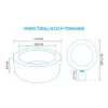 Felfújható masszázsmedence Marimex MSPA TIDAL-ECO F-TD066WE