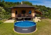 Marimex Orlando 3,05 x 0,91 m RATAN medence + szkimmer