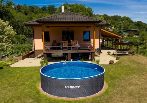 Marimex Orlando 3,66 x 1,07 m RATAN medence + szkimmer