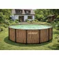   Marimex Florida medence 4,57 x 1,32 m szkimmerrel – TEAK minta
