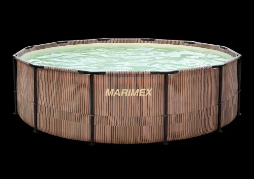 Marimex Florida medence 4,57 x 1,32 m szkimmerrel – TEAK minta