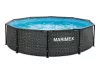 Marimex Florida medence 3,05x0,76 m tartozékok nélkül - RATTAN minta