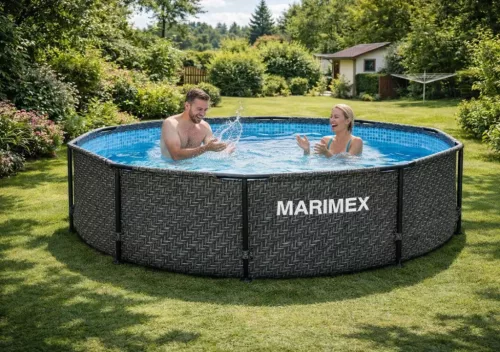 Marimex Florida medence 3,05x0,76 m tartozékok nélkül - RATTAN minta