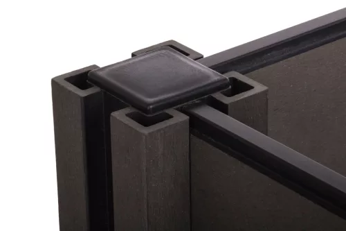 Magaságyás G21 Crop 210 x 143 x 80, WPC, Ébenfa