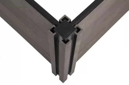 Magaságyás G21 Crop 210 x 143 x 80, WPC, Ébenfa