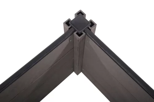 Magaságyás G21 Crop 210 x 143 x 80, WPC, Ébenfa