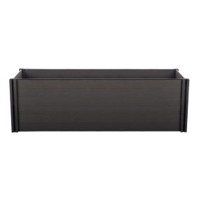 Magaságyás G21 Crop 210 x 106 x 80, WPC, ébenfa