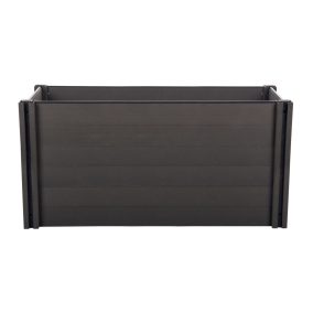 Magaságyás G21 Crop 143 x 68 x 80, WPC, ébenfa