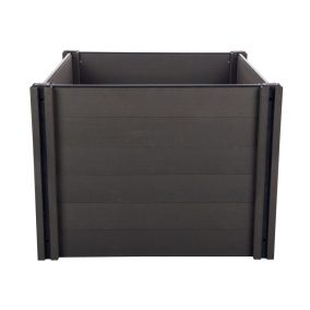 Magaságyás G21 Crop 106 x 106 x 80, WPC, Ébenfa