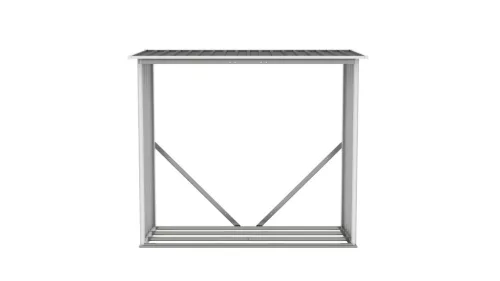 G21 WOH 136 - 182 x 75 cm tüzifa tároló, antracit